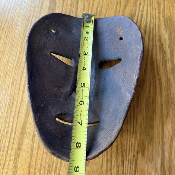 Handmade Ceramic Tribal Mask Wall Art Sculpture Vintage Boho Decor Bohemian - Picture 9 of 9